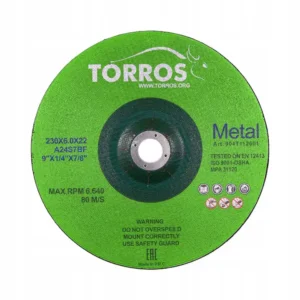 Tarcza do szlifowania metalu 230 Torros 230x6x22,2mm tarcze do szlifowania