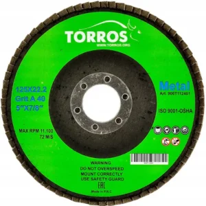 Tarcza listkowa 125 Torros ścierna ściernica 125mm P40