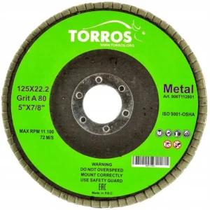 Tarcza listkowa 125 Torros ścierna ściernica 125mm P80