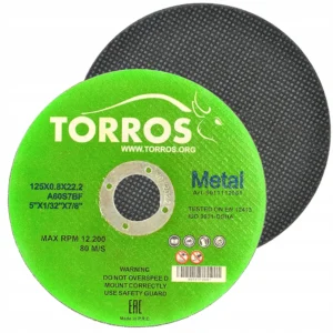 Tarcza do cięcia metalu 125 Torros 125x0,8x22,2 tarcze do cięcia 50 szt