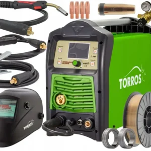 Spawarka Migomat Torros MIG200 Synergia Podwójny Puls M2009 4DF Zestaw 4