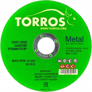 Tarcze do cięcia metalu 125 Torros 125x1,2x22,2 tarcze so cięcia 50 szt
