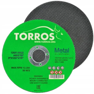 Tarcze do cięcia metalu 125 Torros 125x1,0x22,2 tarcze do cięcia 50szt